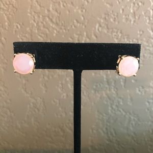Pale Pink Stud Earrings